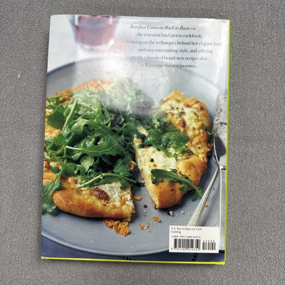Barefoot Contessa Back to Basics Recipes Ina Garten Cookbook Hard Back